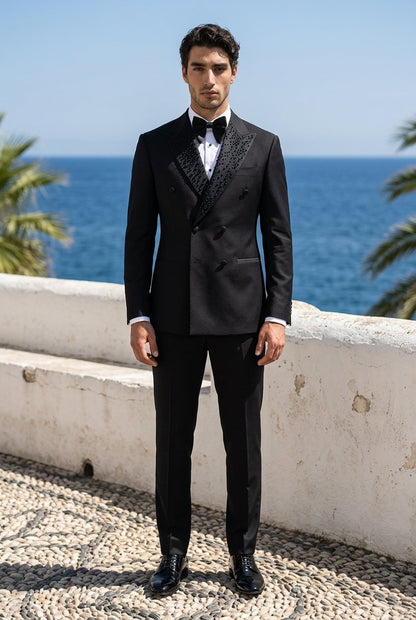 2pc_Black_Double_Breasted_Tuxedo_Jacket_and_Black_Formal_Trousers
