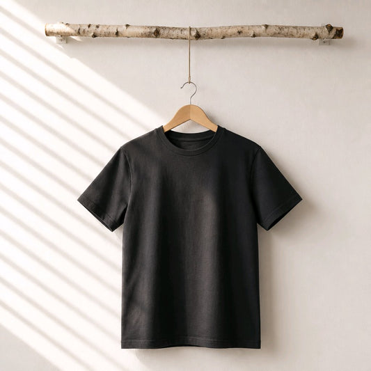 Black crew neck shirt 
