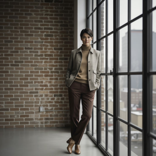 Brown_Burgundy_Check_Casual_Jacket