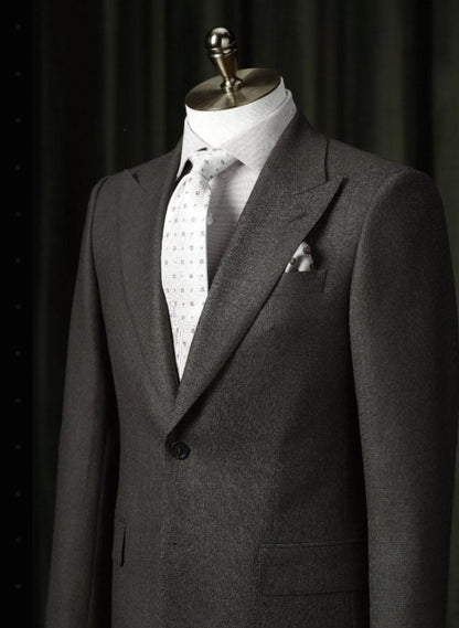 Brown Check Single Breasted Jacket / Plus Brown Check 