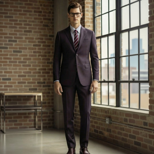 Dark_Burgundy_Single_Breasted_Two_Piece_Suit