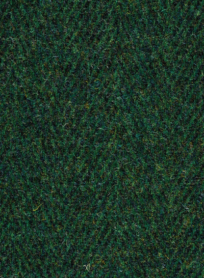 Close-up of dark green textured fabric
