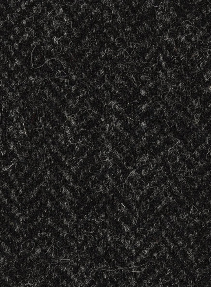 Dark grey herringbone.