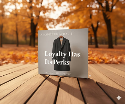 🧥 HALF PRICE BESPOKE OUTERWEAR VOUCHER - OVERCOAT (2)