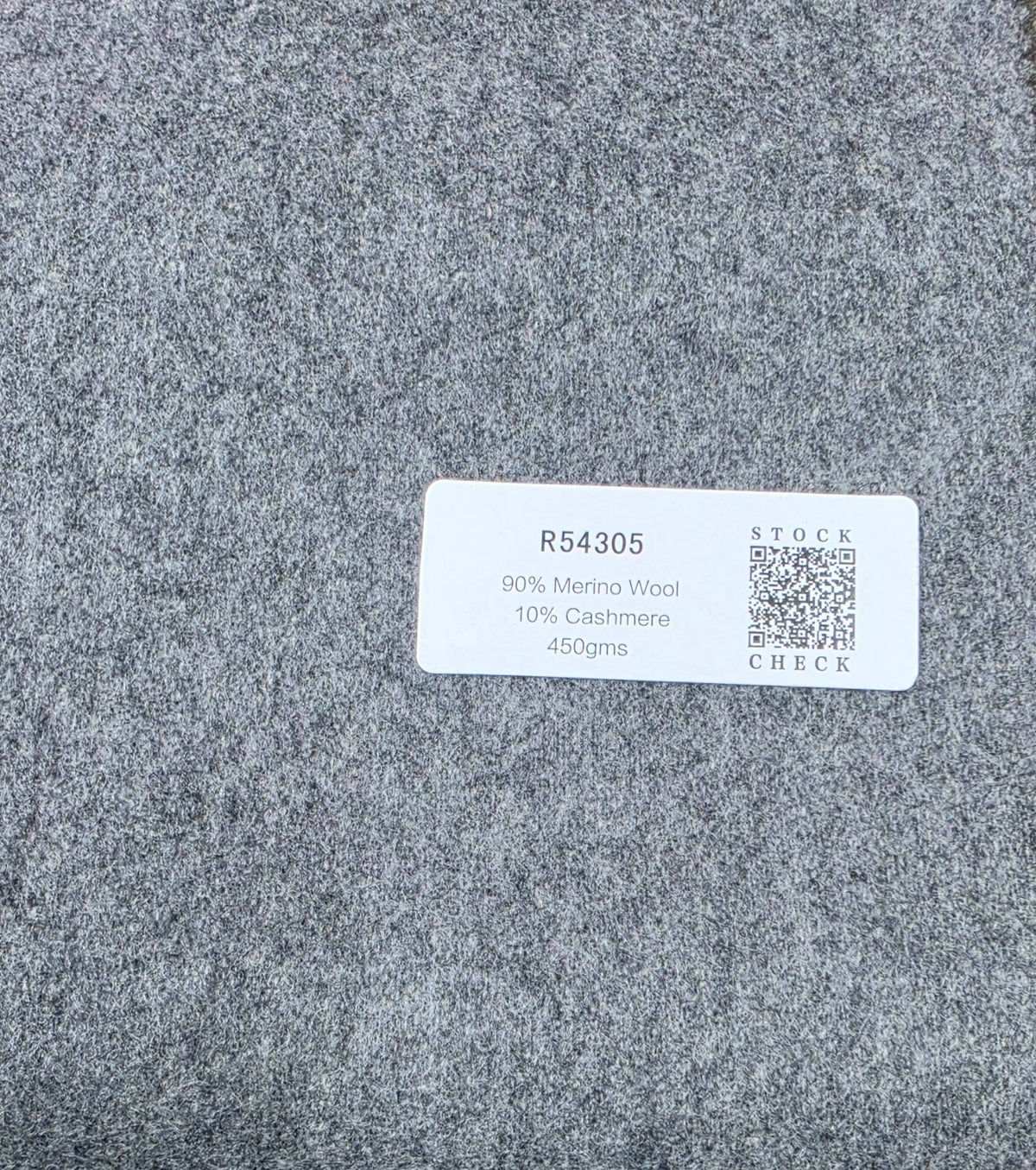 Grey Merino Wool/Cashmere Double Breasted Overcoat Style (DB3+3) R54305