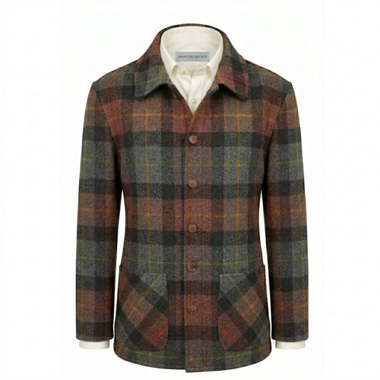 Harris Tweed Brown/Green Overshirt