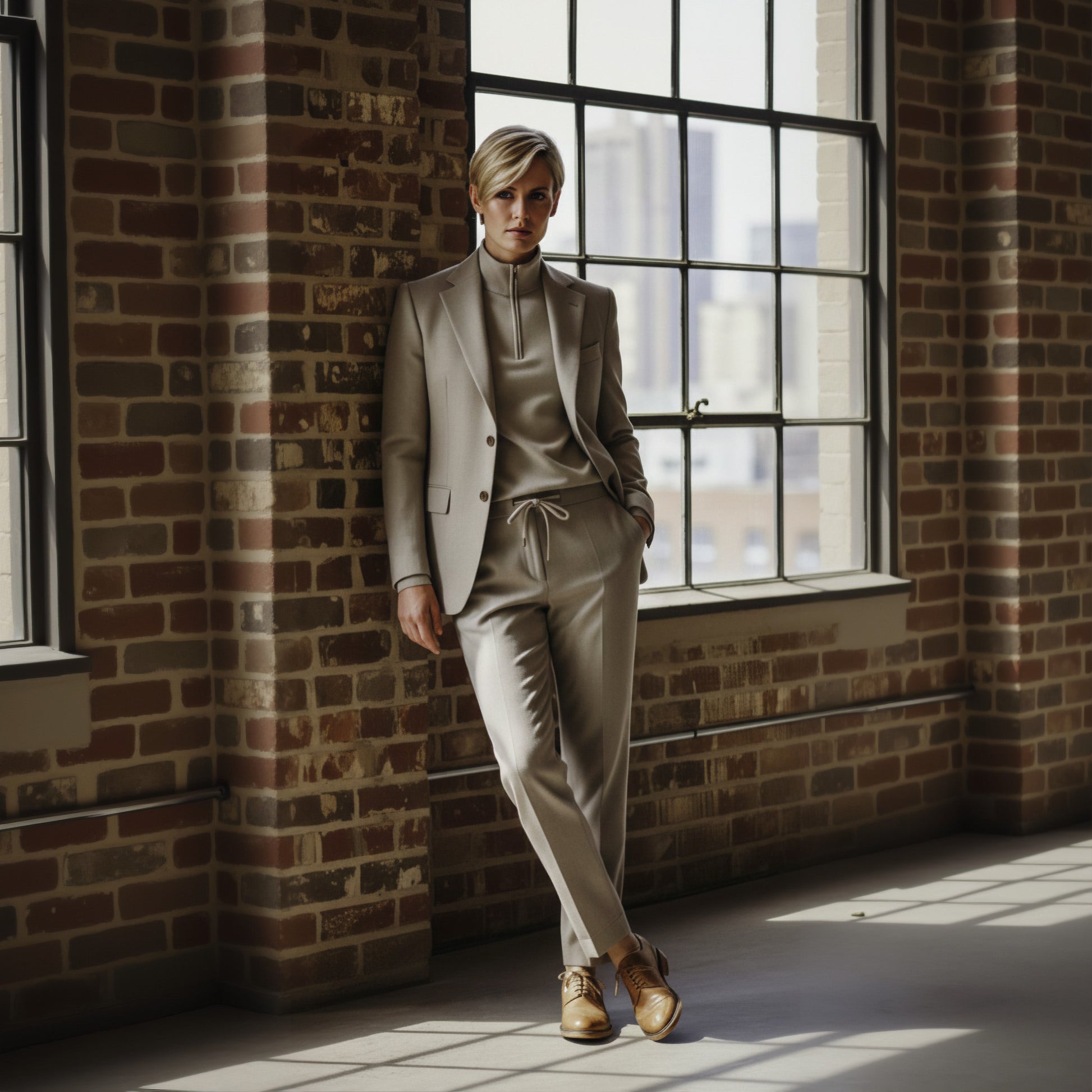 Ladies_Casual_Two_Piece_Suit