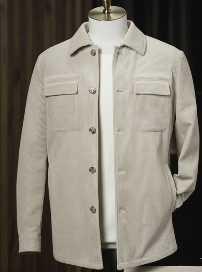 Light Beige Cord  Jacket 
