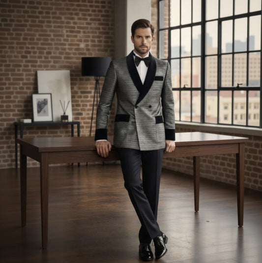 Man_in_a_formal_suit_standing_in_a_room_with_large_windows_and_brick_walls.