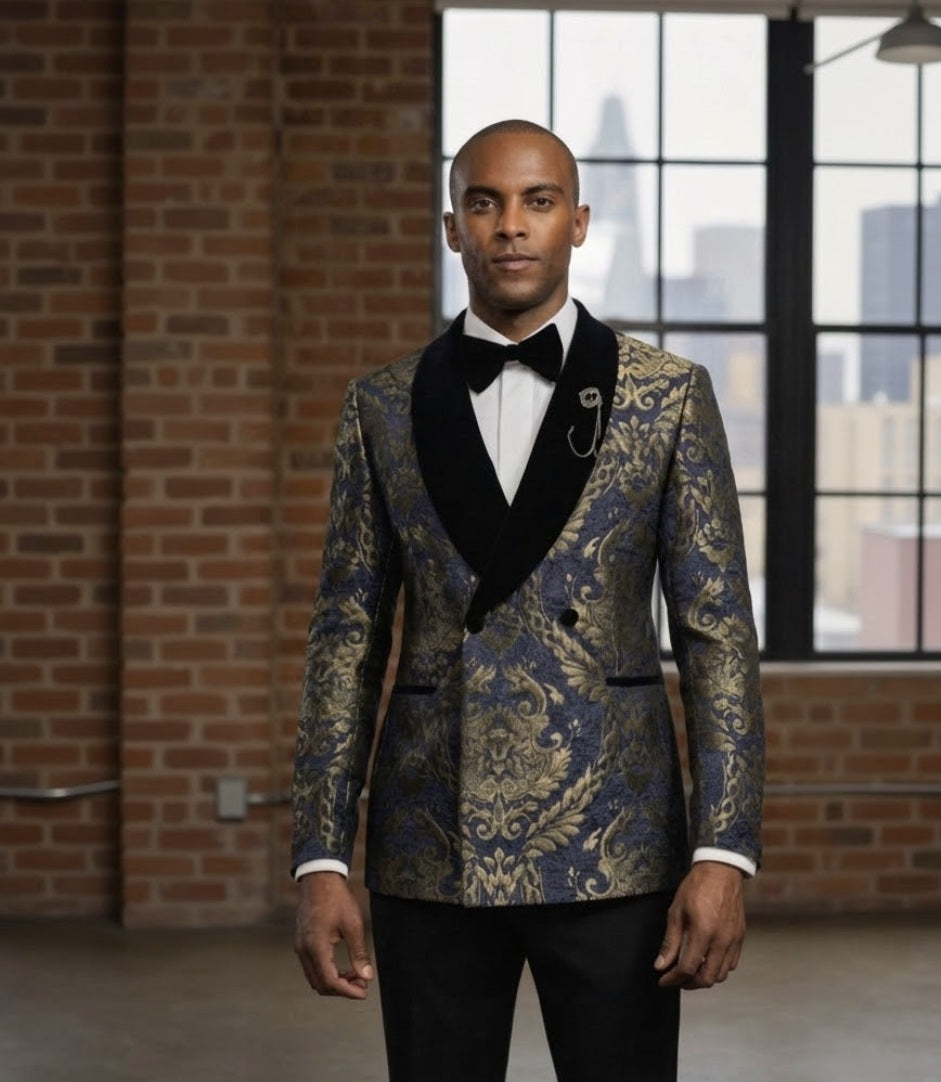 Man_wearing_a_patterned_suit_with_a_bow_tie_in_an_urban_setting