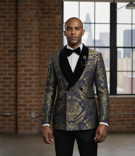 Man_wearing_a_patterned_suit_with_a_bow_tie_in_an_urban_setting