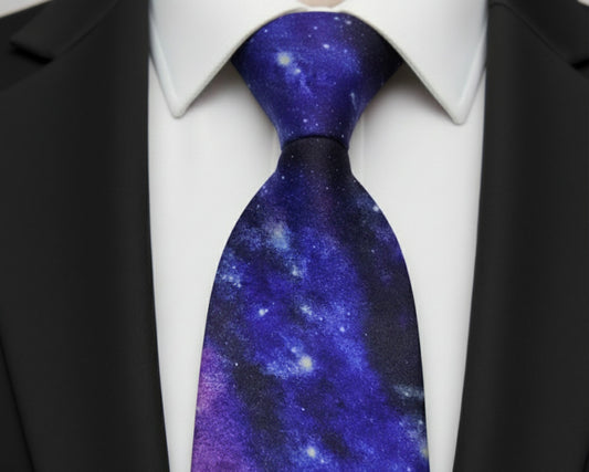 Mens Bespoke Necktie FL-34 Space