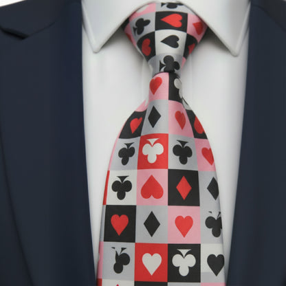 Mens Bespoke Necktie FL-40 Chess