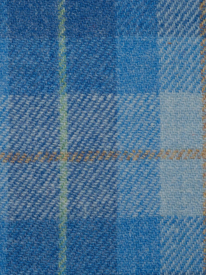 Harris Tweed Blue Check Overshirt 