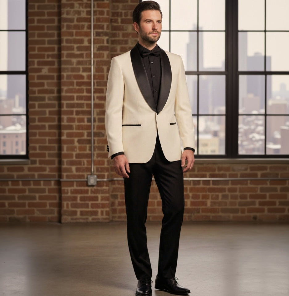 Man_wearing_a_white_tuxedo_with_black_lapels_in_an_urban_setting.