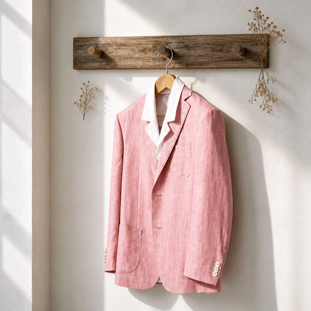 Pink Linen Jacket 