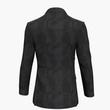 Tuxedo Black Brocade Jacket