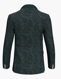 Tuxedo Green Patterned Jacquard,(Evening Wear Ceremony Book) Style No J39134/200)