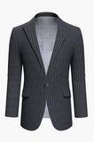 Grey Pinstripe Super 120'S / Style No WL2335079