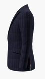 Navy Blue Pinstripe Super 110'S/ Style No WL2335083