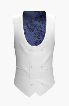 Waistcoat White Super 110'S / Style No WL2335036