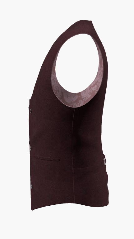 Waistcoat Dark Burgundy 110'S / Style No WL2335050