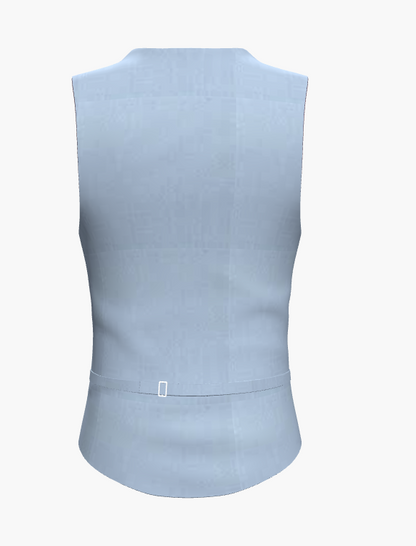 Waistcoat Light Blue Super 110'S / Style No WL2335057