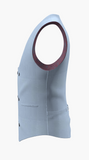 Waistcoat Light Blue Super 110'S / Style No WL2335057