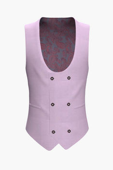 Waistcoat Light Purple Super 110'S / Style No WL2335066