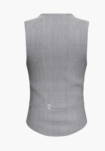 Waistcoat Light Grey Super 110'S  / Style No WL2335054