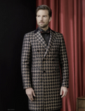 Tuxedo Coat Gold and Black Coat Style Two Piece Suit /  Style Number J39136/200