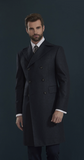 Navy Double Breasted Overcoat Style (DB3+3) E60241/520