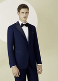 Navy Birdseye Evening Jacket Plus Matching Trousers Super 110.S