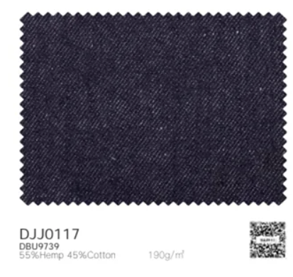 Soft Casual / Dark Navy Denim Fabric Jacket Style No DJJ0117