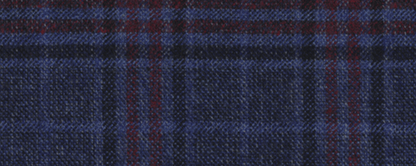 Women's Navy/Red Plaid Tweed Three Piece Suit