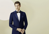 Navy Birdseye Evening Jacket Plus Matching Trousers Super 110.S