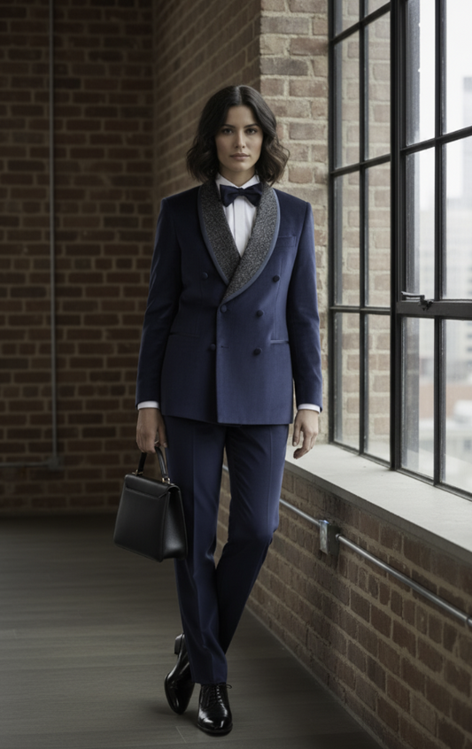 Women's Tuxedo Teal Velvet Jacket / Style Number J39234/220