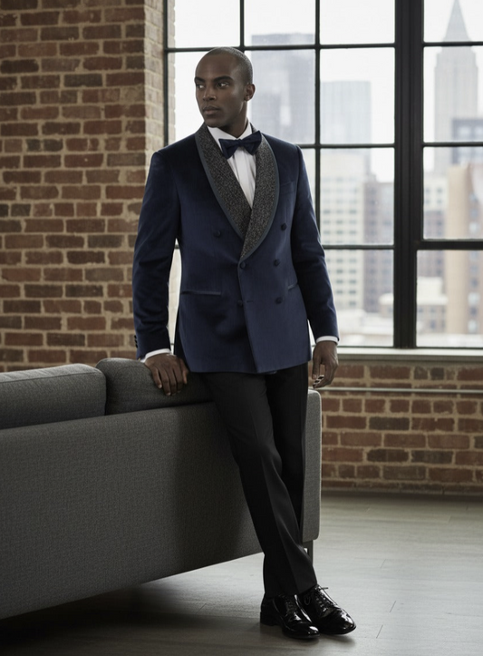 Tuxedo Teal Velvet Jacket / Style Number J39234/220