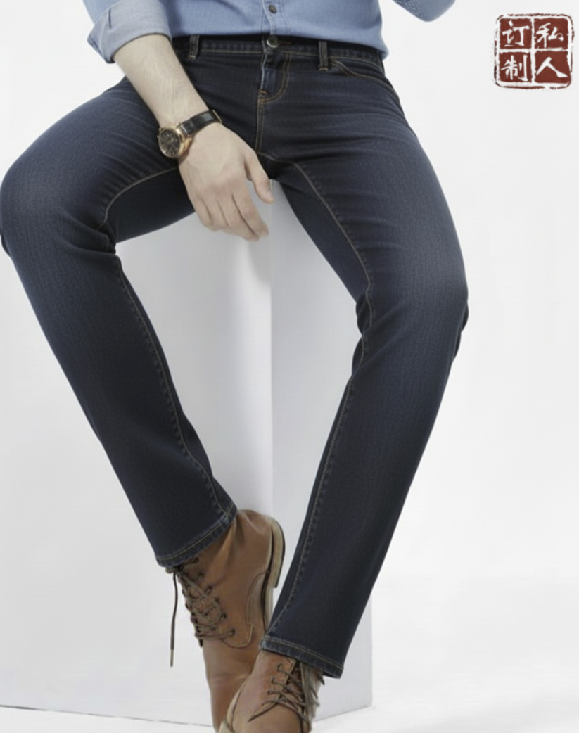 Bespoke Denim Jacket Dark Blue Style No ZGA0002