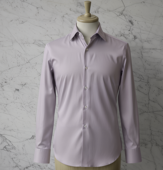 Light Purple Cotton/Stretch Shirt Style No: 1725-13