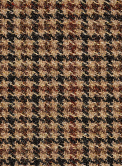 Tweed brown & beige dogtooth
