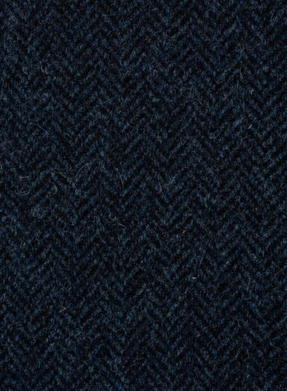 Tweed dark navy herringbone