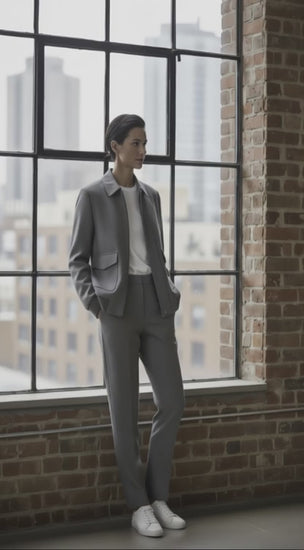 Ladies Grey Casual suit 
