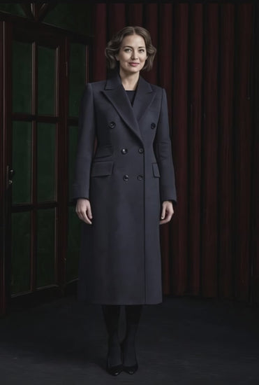 Ladies Long Evening Coat 