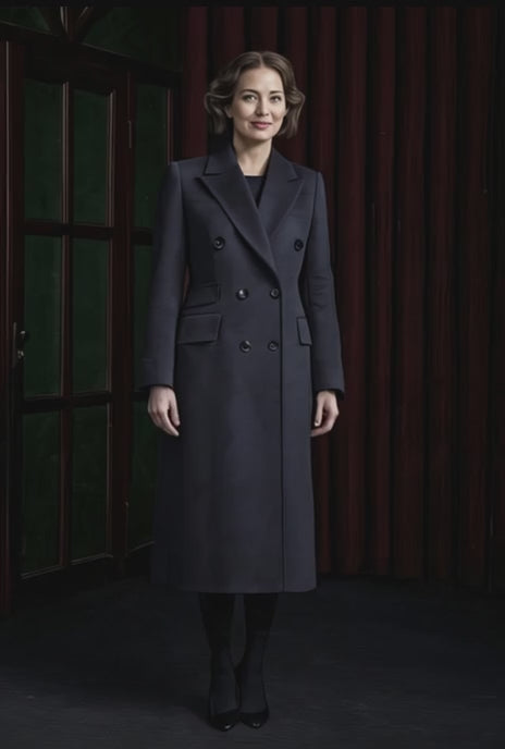 Ladies Long Evening Coat 
