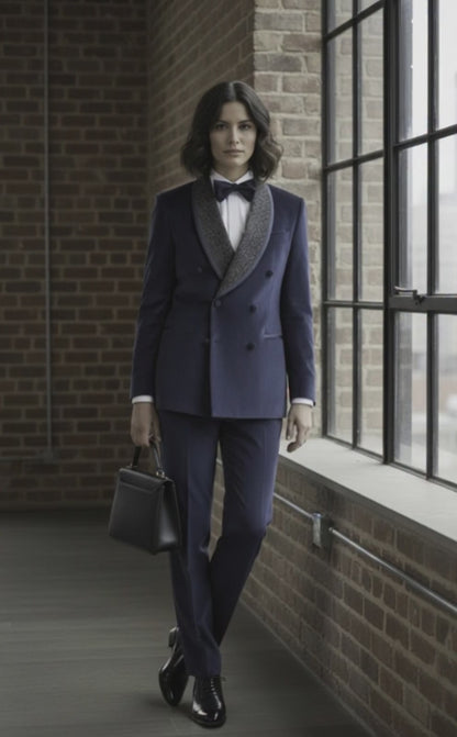 Women's Tuxedo Teal Velvet Jacket / Style Number J39234/220