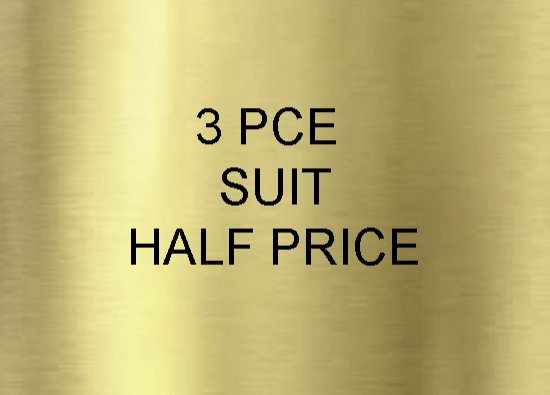 (1 of 5) Custom 3pce Suits - Gold Range - A Hand Tailored Suit