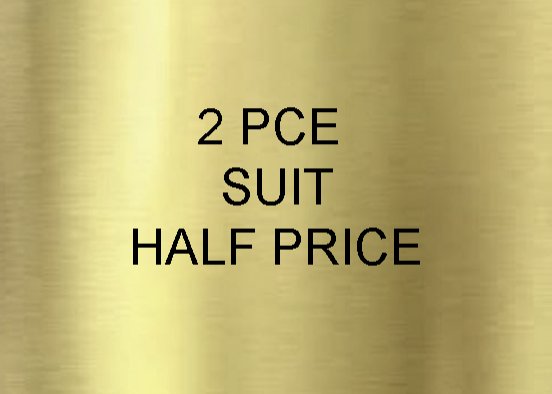 (2 of 5) Custom 2pce Suits - Gold Range - A Hand Tailored Suit