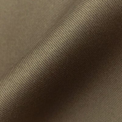 H6525 - DARK KHAKI English Suit Cotton (215 gms / 7.5) - A Hand Tailored Suit