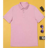 Polo Top - Semi-Spread Collar - 100% Cotton - A Hand Tailored Suit